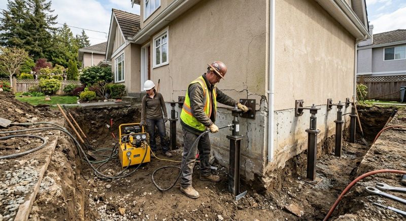Sinking Foundation Repair in Riverview, FL
