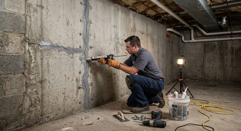 Basement Crack Repair in Ruskin, FL
