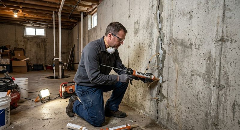 Basement Crack Repair in Ruskin, FL