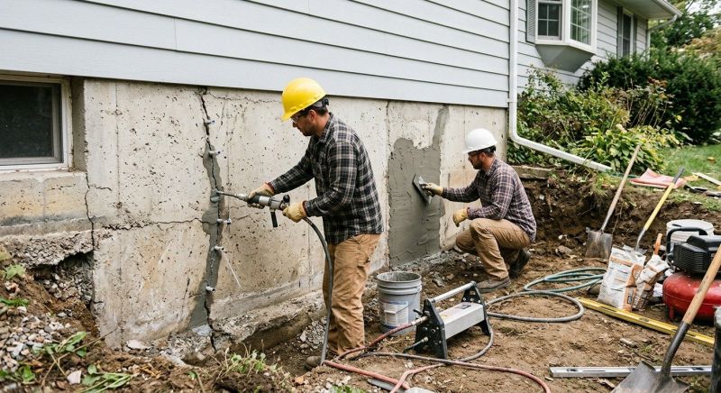 Basement Foundation Repair in Apollo Beach, FL