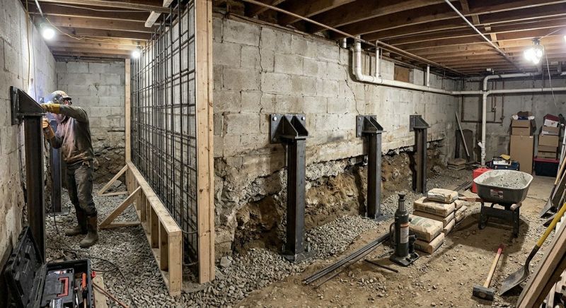 Basement Stabilization in Ruskin, FL