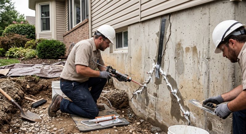 Cracked Foundation Repair in Dover, FL
