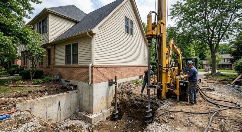 Helical Pile Installation in Ruskin, FL