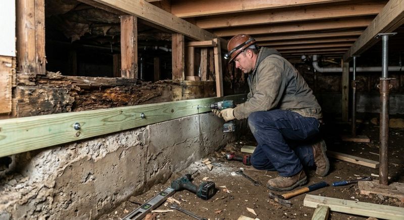 Sinking Foundation Repair in Brandon, FL