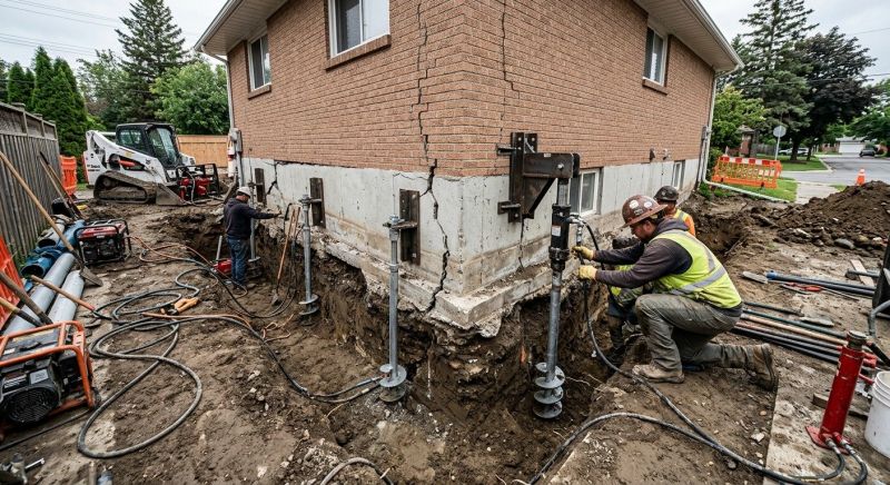 Sinking Foundation Repair in Parrish, FL